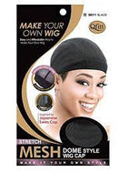 QFITT MESH DOME BLACK WIG CAP
